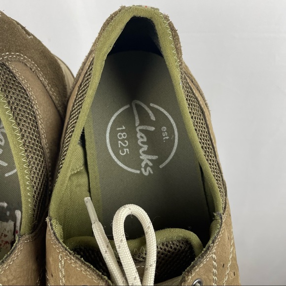 Clark men’s suede leather boat shoe lace tie 11/12 - Picture 3 of 9